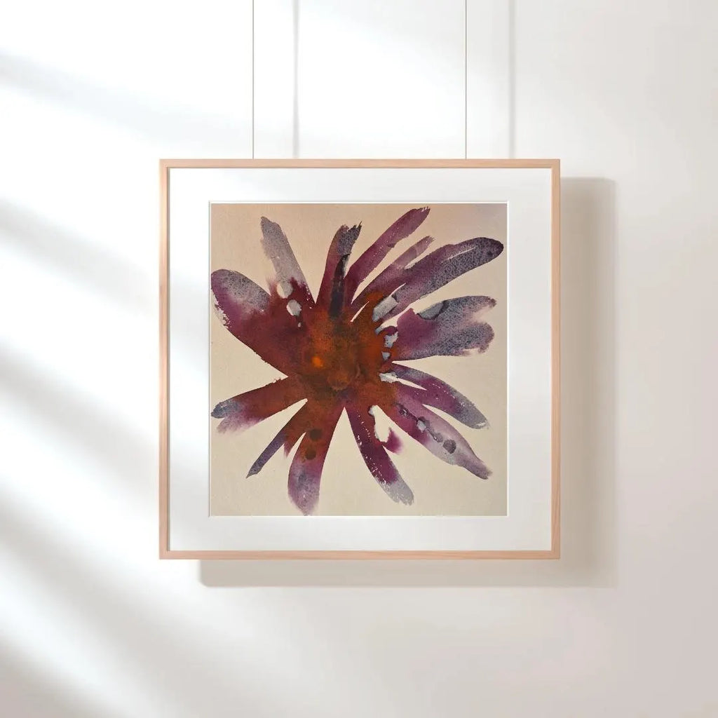 Rire de pétales #2 - Pourpre, rouge