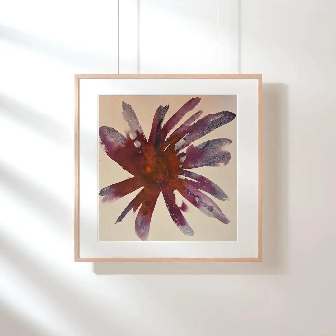 Rire de pétales #2 - Pourpre, rouge