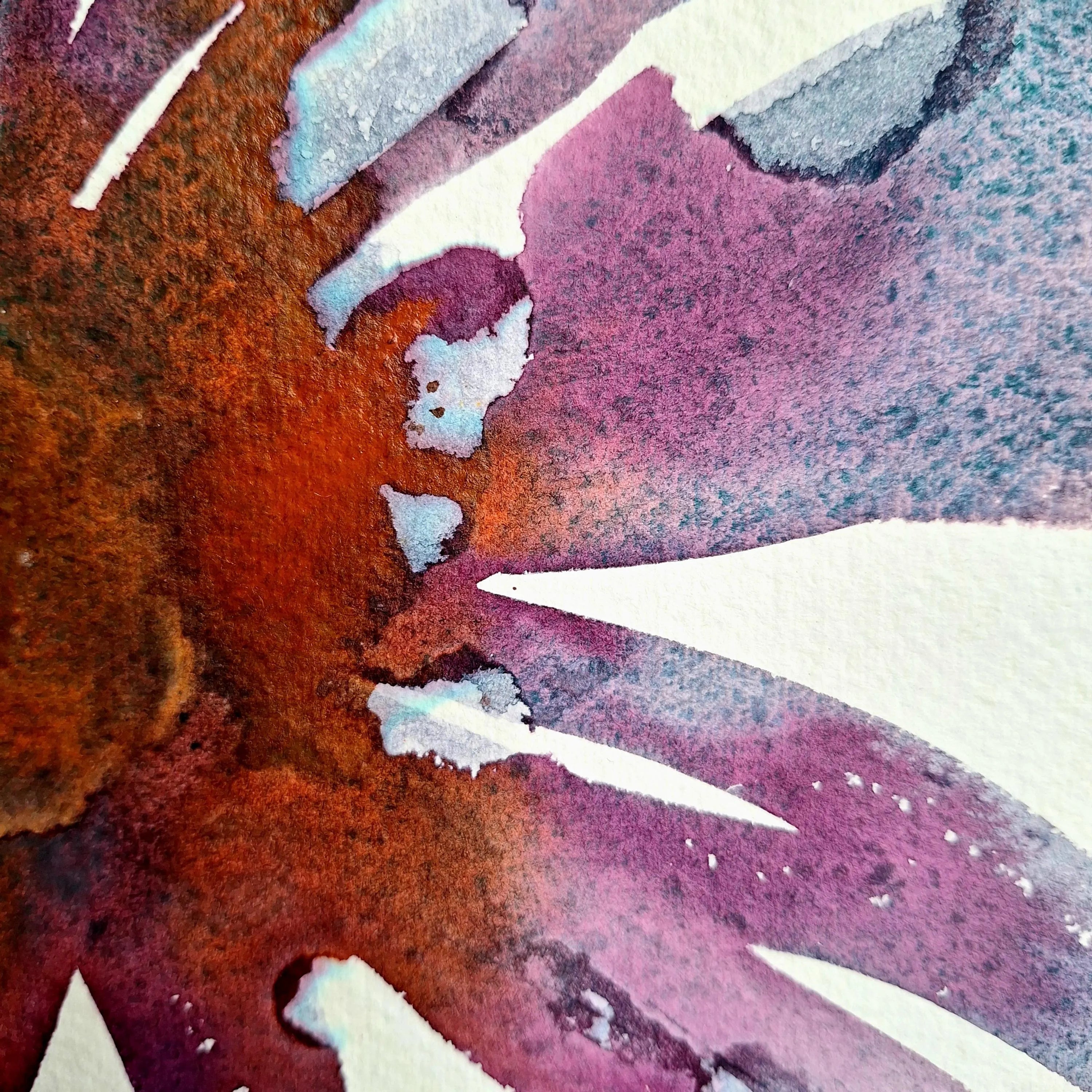 Rire de pétales #2 - Pourpre, rouge