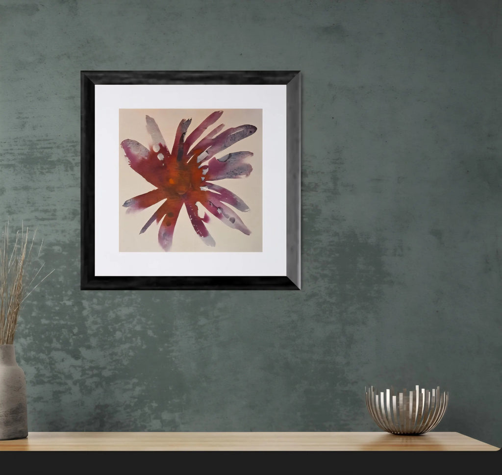 Rire de pétales #2 - Pourpre, rouge