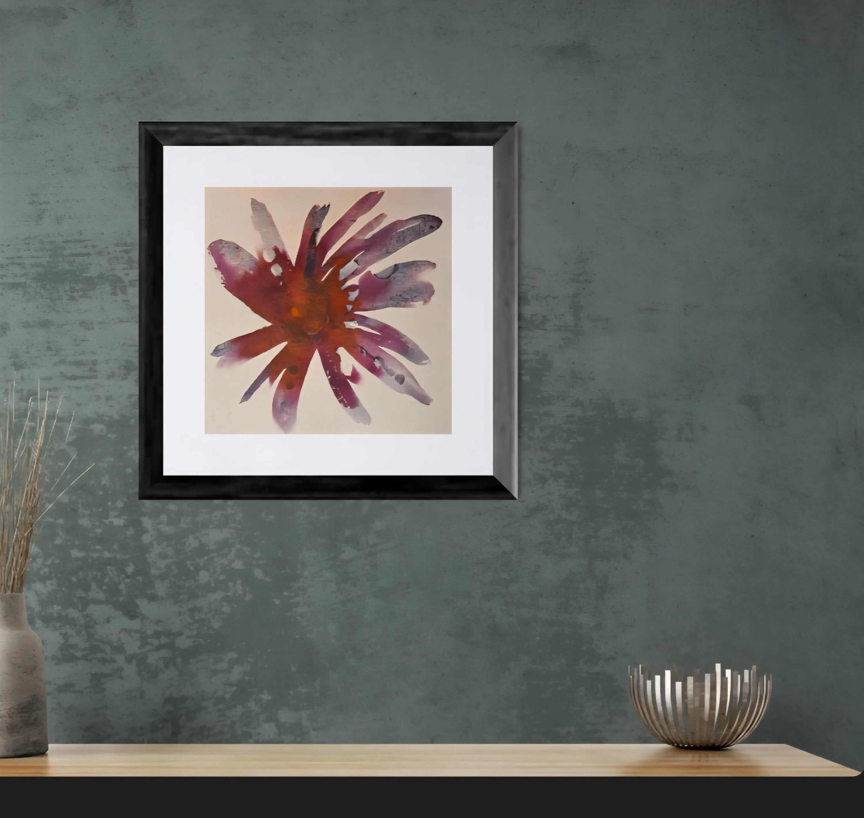 Rire de pétales #2 - Pourpre, rouge